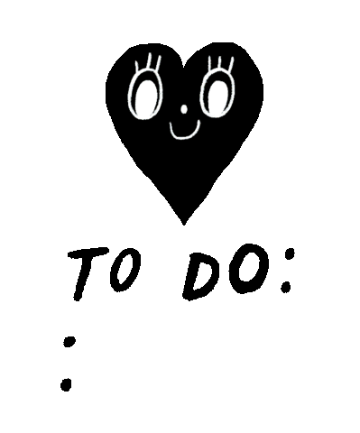 To Do Heart Sticker