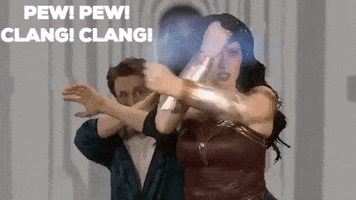 Wonder Woman Fighting GIF by The Sean Ward Show