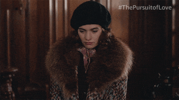 Nervous Lily James GIF by Amazon Prime Video