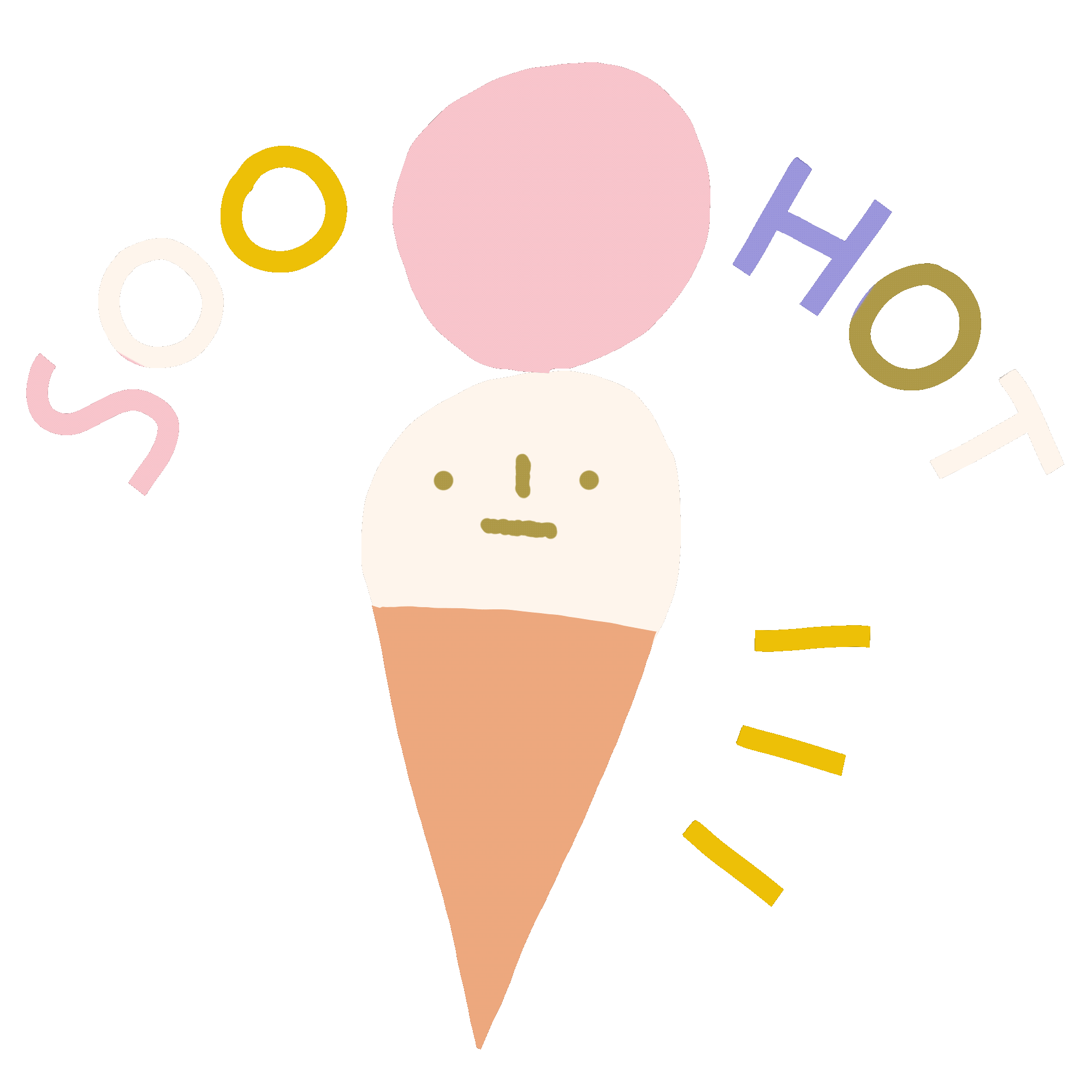 Melting Ice Cream Sticker by silviarossana for iOS & Android GIPHY