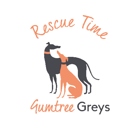 Rescue Greyhound Sticker by I Heart Greyhounds