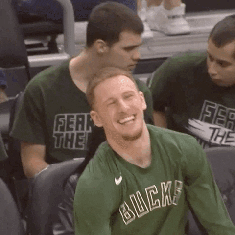 Basketball Reaction GIF by Milwaukee Bucks