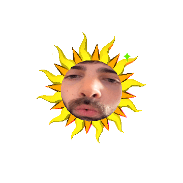 Sun Swag Sticker by Zack Kantor