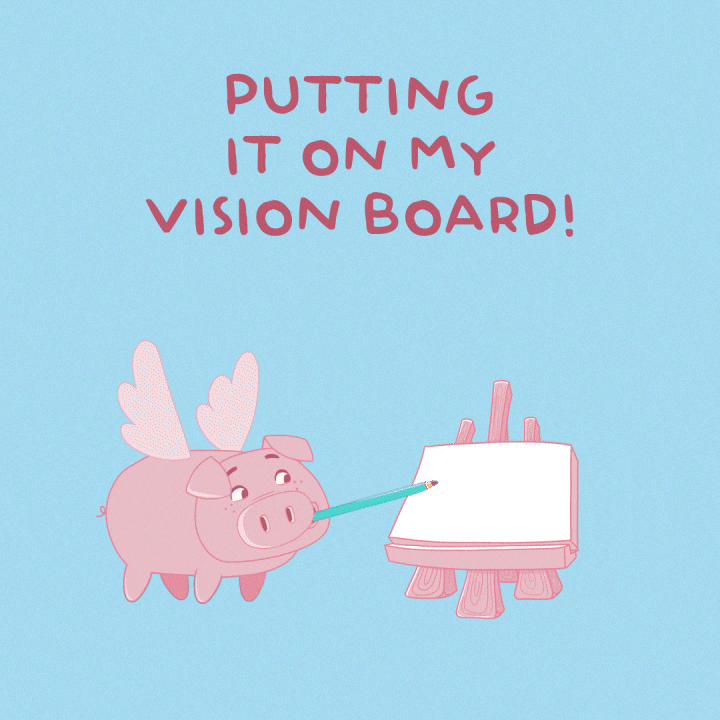 Flying Pig GIF by PositivelyPigasus