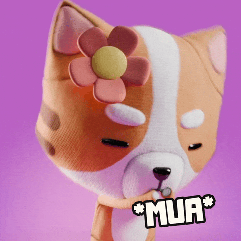 I Love You Kiss GIF by The Plooshies