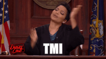 Too Much Omg GIF by Divorce Court