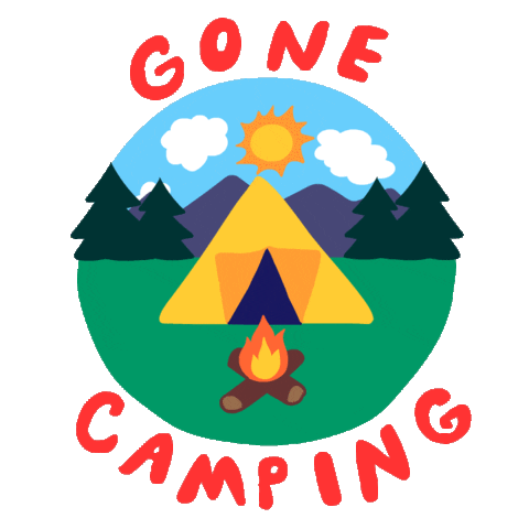 Travel Camping Sticker by SlugBugg
