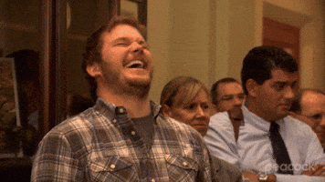 Chris Pratt Laugh GIF by Parks and Recreation
