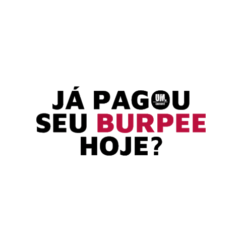 Burpee Sticker by UM CrossFit