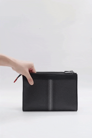 MON_CARBONE carbon fiber luxury wallet mens wallet mens clutch bag GIF