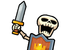 Clash Royale Skeleton Sticker