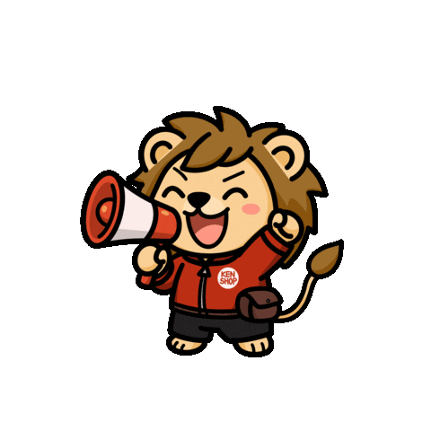 Scream Lion Sticker by KenShop SG