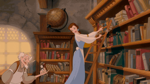 read beauty and the beast GIF by Disney

caption: me when i finally go back to the bookstore after quarantine