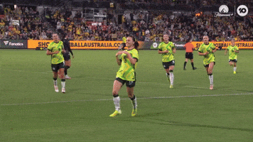 Hayley Raso Celebration GIF by Football Australia