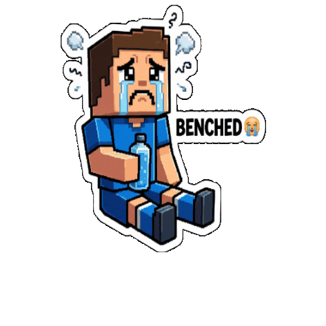 Sad Football Sticker