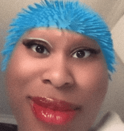Ball Hairstyle GIF