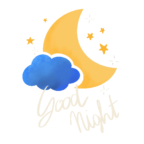 Good Night Moon Sticker for iOS & Android | GIPHY