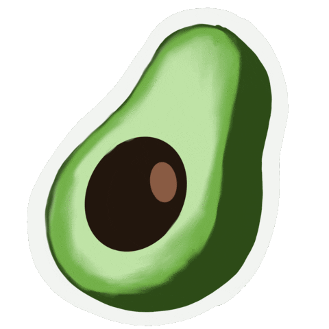 Breakfast Avocado Sticker