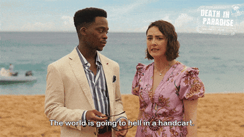 Hell In A Handcart GIF by Death In Paradise