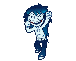 Creepypasta Jeffthekiller Sticker