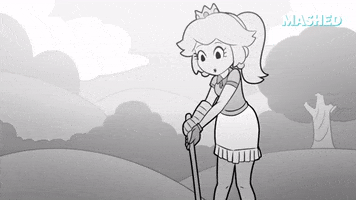 Princess Peach Pain GIF by Mashed
