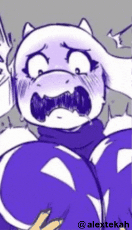 Deltarune Blushing GIF