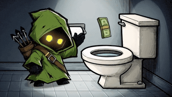 Losing Money Down The Toilet GIF by Hooja