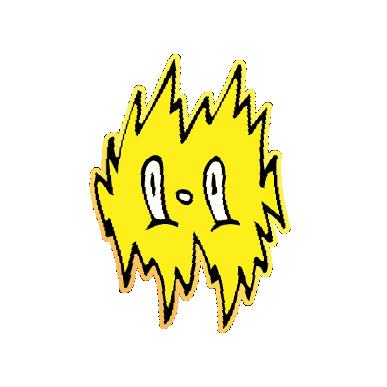Shocked Summer Sticker