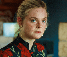 Elle Fanning Smile GIF