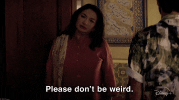 Dont Be Weird Marvel Studios GIF by Disney+