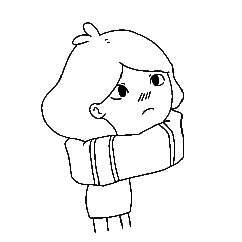 Girl Doodle Sticker
