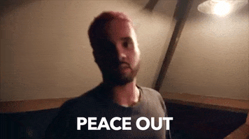 Peace Out Lol GIF by Larkins