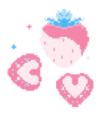 Strawberry Fraise Sticker by Caramel Roze Inc