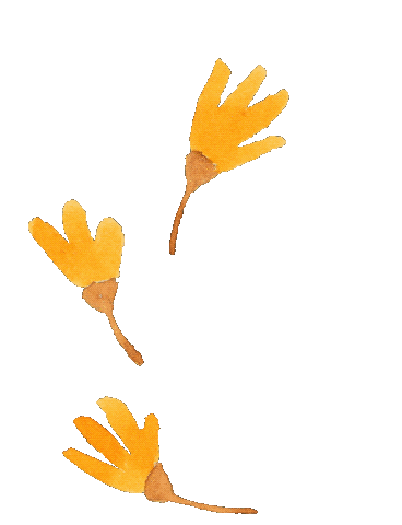 Fall Orange Sticker