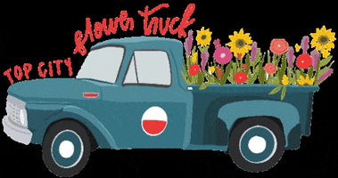Top City Flower Truck GIF
