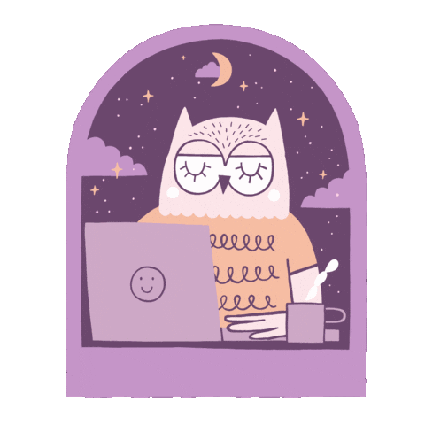 Night Owl Sticker