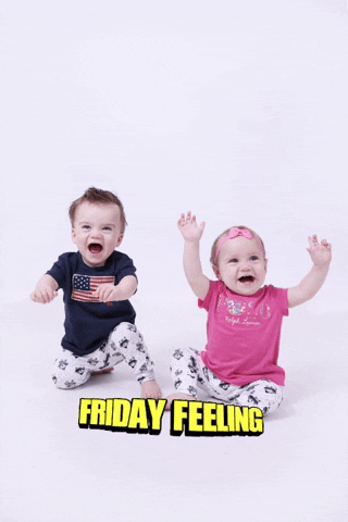 Happy Friday GIF by Twinning It UK