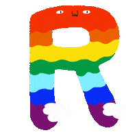 Etiqueta da cor do arco-íris por curly_mads
