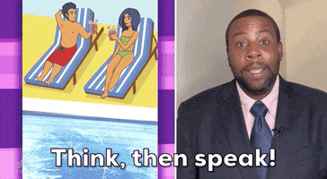 Think Before You Speak Kenan Thompson GIF by Saturday Night Live