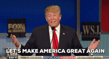 donald trump debate lets make america great again