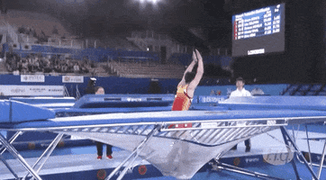 Bounce Trampoline GIF by FIG Gymnastics
