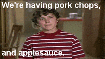 pork chops and applesauce gif