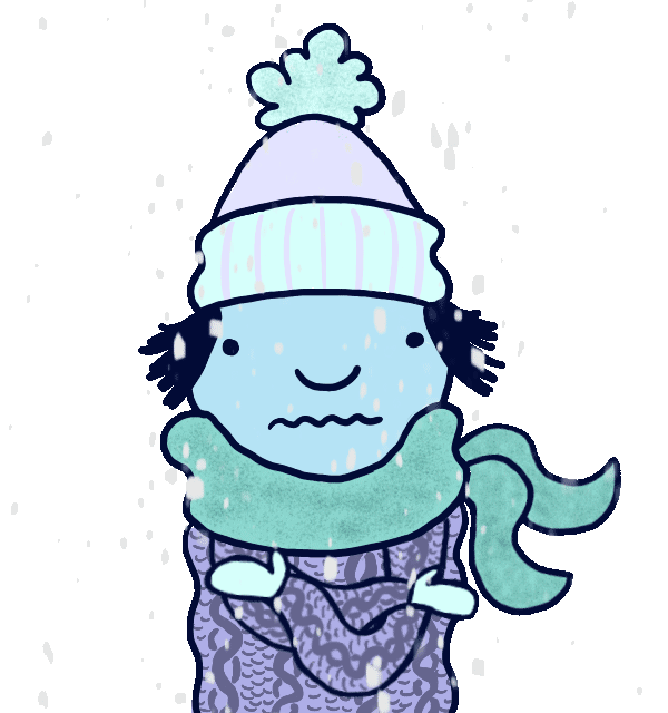Snow Freezing Sticker by Julie.VanGrol for iOS & Android GIPHY