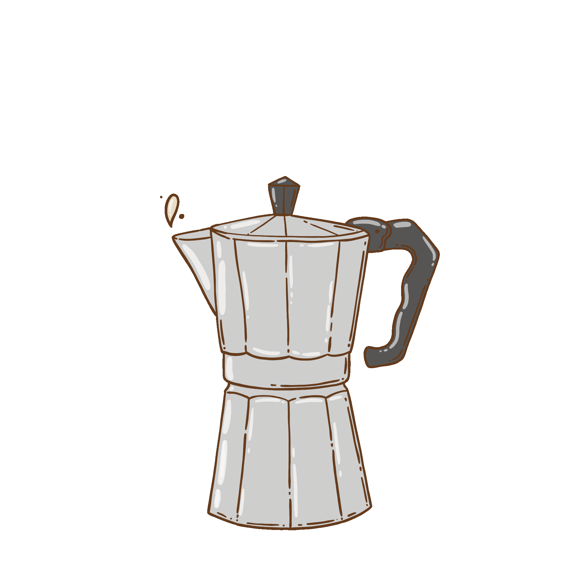 Cartoon Coffee Sticker by Tania S. for iOS & Android GIPHY