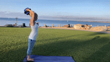 Wood Chopper Lunges GIF