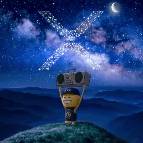 Good Night Stars GIF by SaluteXRPL