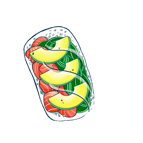rainbowrolls Sticker