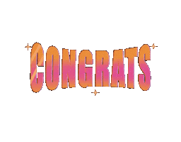 Celebrate Well Done Sticker by Neeryletters