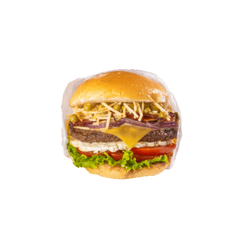 Hamburger File Sticker by Frisa