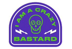 Skull Skeleton Sticker by crazypadelcup